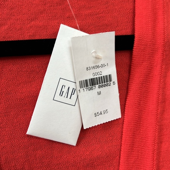 Gap knit long line button down cardigan in Coral Sz. Medium New with tags - Picture 5 of 8